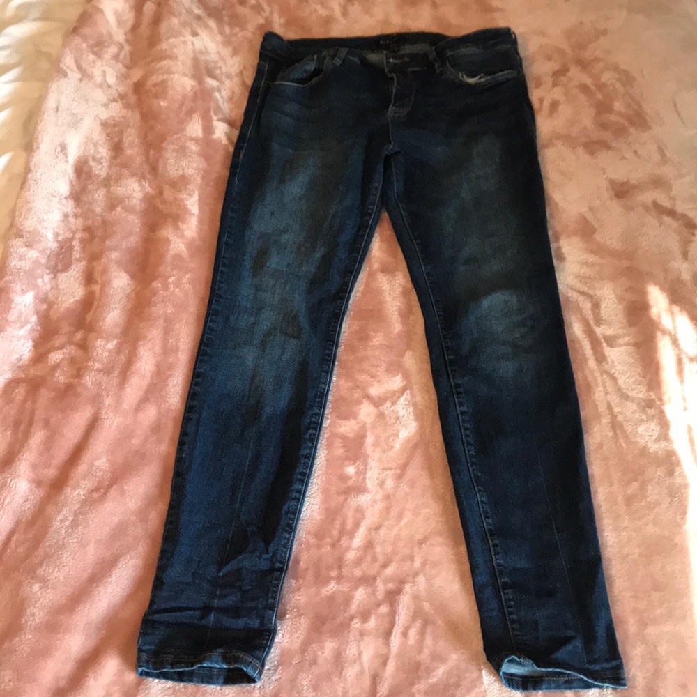 Dark blue skinny jeans